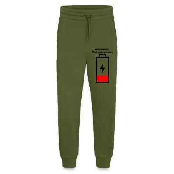 Montagsmodus Noch nicht geladen - Jogginghose - made by SPREAD - MOSS GREEN - Vorne