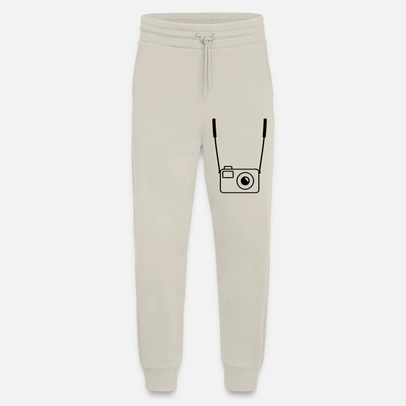 camera - Pantalon de jogging bio décontracté fabriqué en UE - WARM CLAY