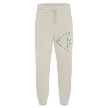 funny cute angel fish - Jogging Pants - made by SPREAD  - WARM CLAY - Front