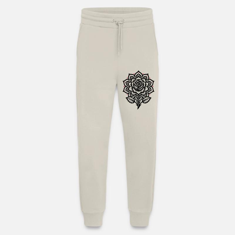 Rose Mandala - Jogginghose - made by SPREAD - WARM CLAY