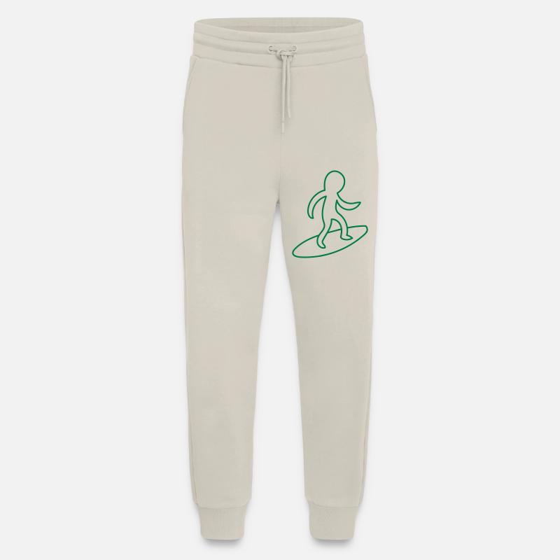 lil surfing guy - Jogging Pants - made by SPREAD  - WARM CLAY