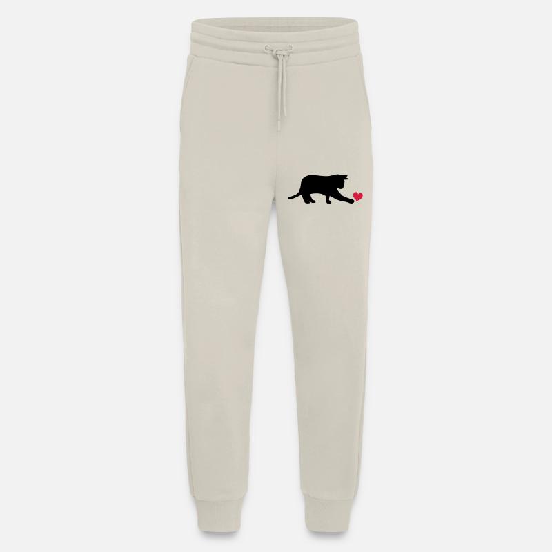 Chat - Pantalon de jogging bio décontracté fabriqué en UE - WARM CLAY