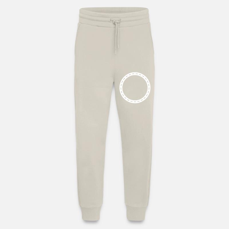 Kreis Kontur Leer - Jogginghose - made by SPREAD - WARM CLAY