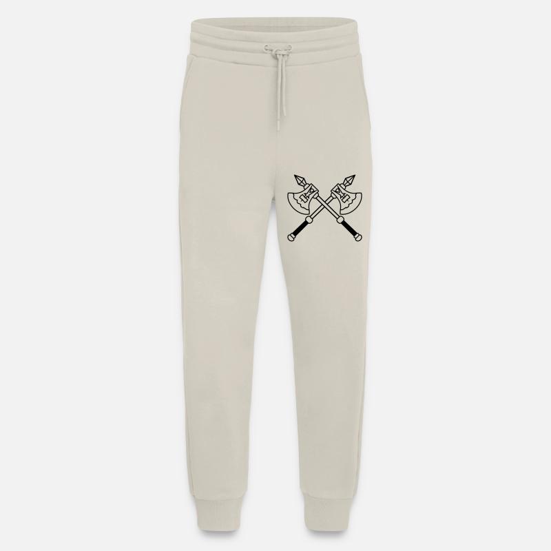 Gekreuzte Krieger Aexte - Jogginghose - made by SPREAD - WARM CLAY