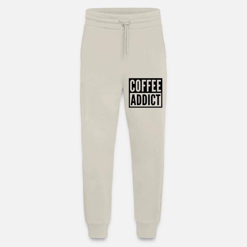 coffee addict - Jogging Pants - made by SPREAD  - WARM CLAY
