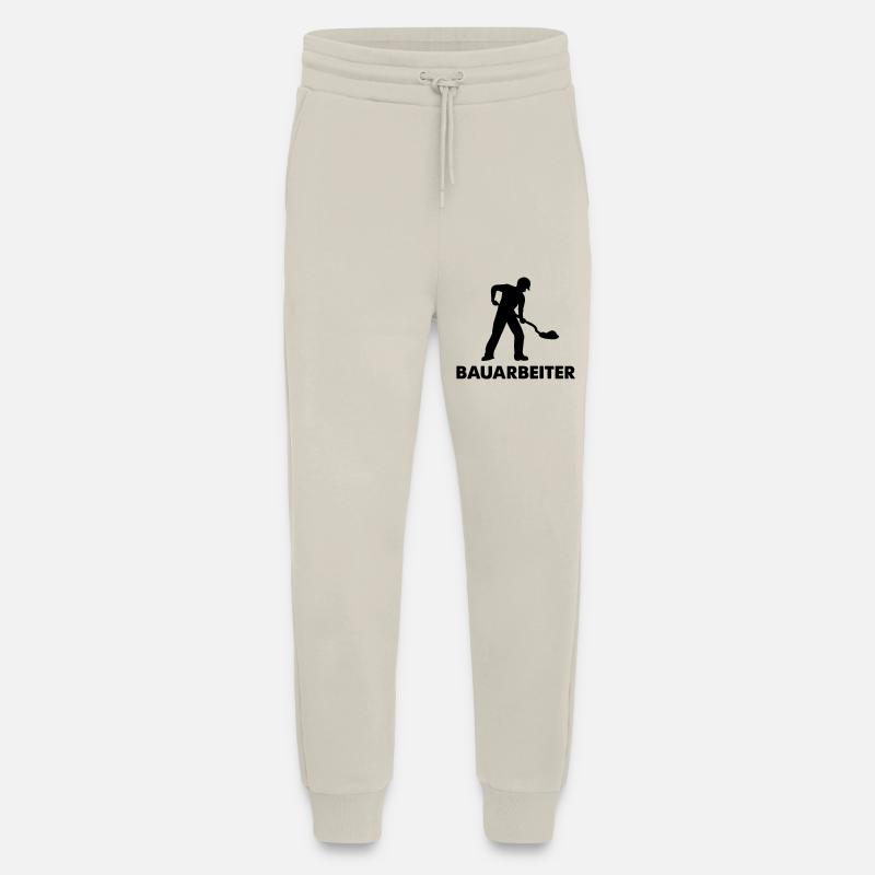 bauarbeiter baustelle 1 - Jogginghose - made by SPREAD - WARM CLAY