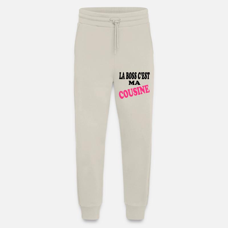 La meilleure c'est ma COUSINE - Pantalon de jogging bio décontracté fabriqué en UE - WARM CLAY