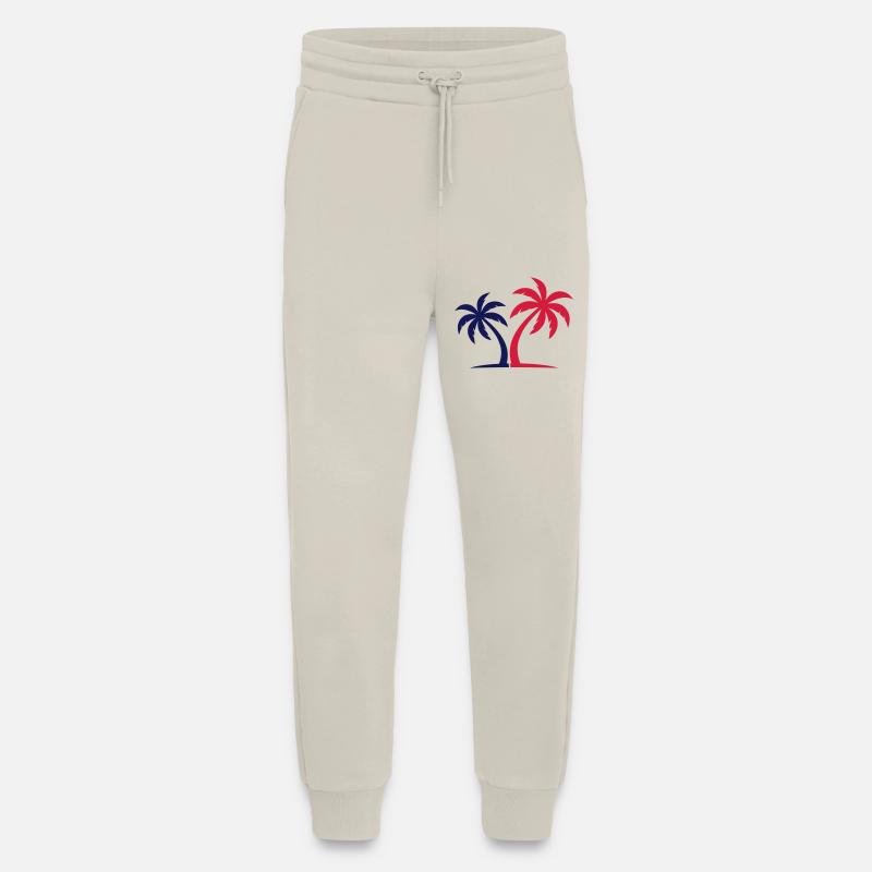 Palm Tree Symbol Island - Jogging Pants - made by SPREAD  - WARM CLAY