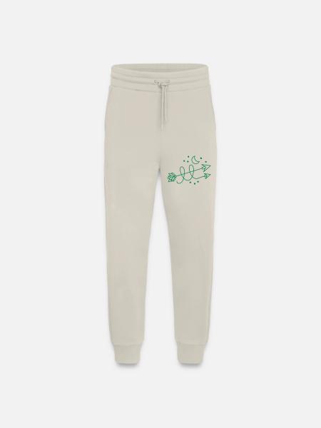 Pfeilrichtung mit Mondsichel - Jogginghose - made by SPREAD - WARM CLAY