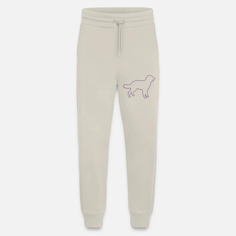 chien - Pantalon de jogging bio décontracté fabriqué en UE - WARM CLAY