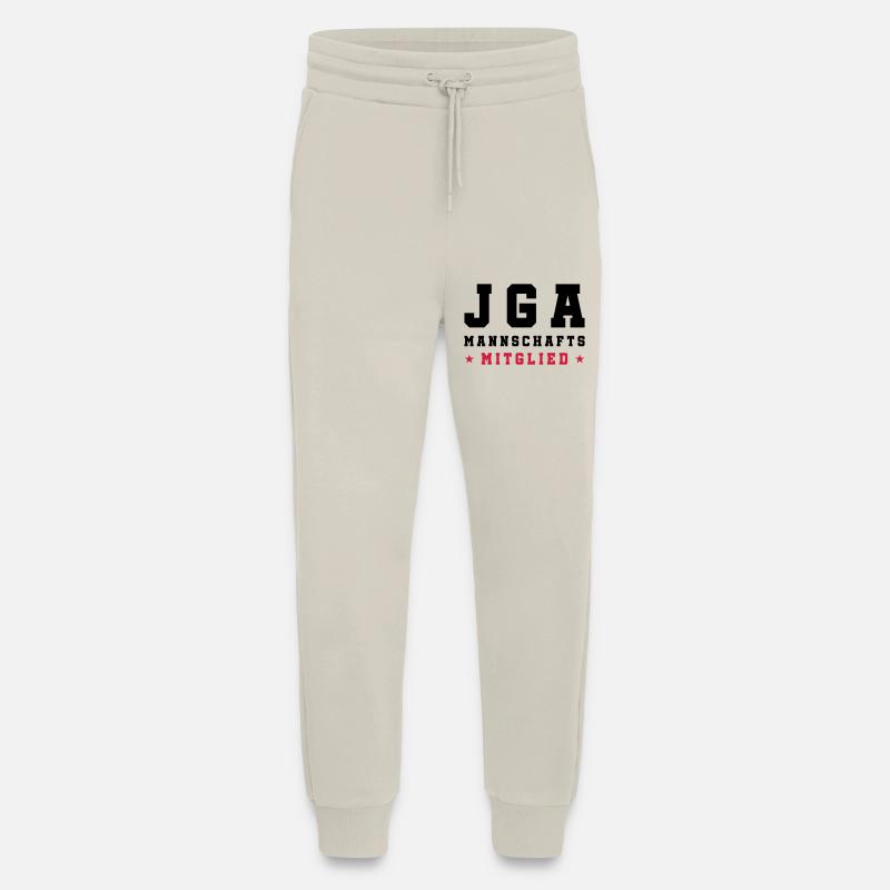 Jga Mitglied Junggesellenabschied - Jogginghose - made by SPREAD - WARM CLAY