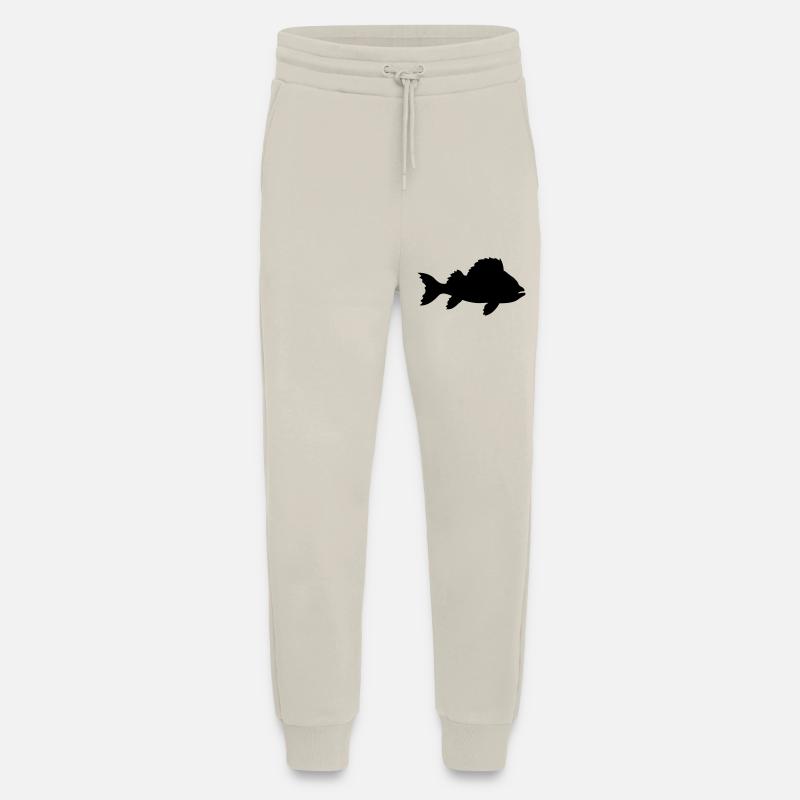Silhouette Poisson de mer - Pantalon de jogging bio décontracté fabriqué en UE - WARM CLAY