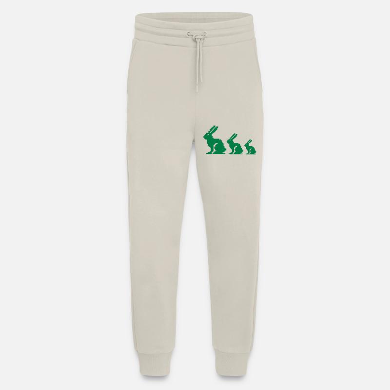 Bunny Pixel 3 - Jogging Pants - made by SPREAD  - WARM CLAY