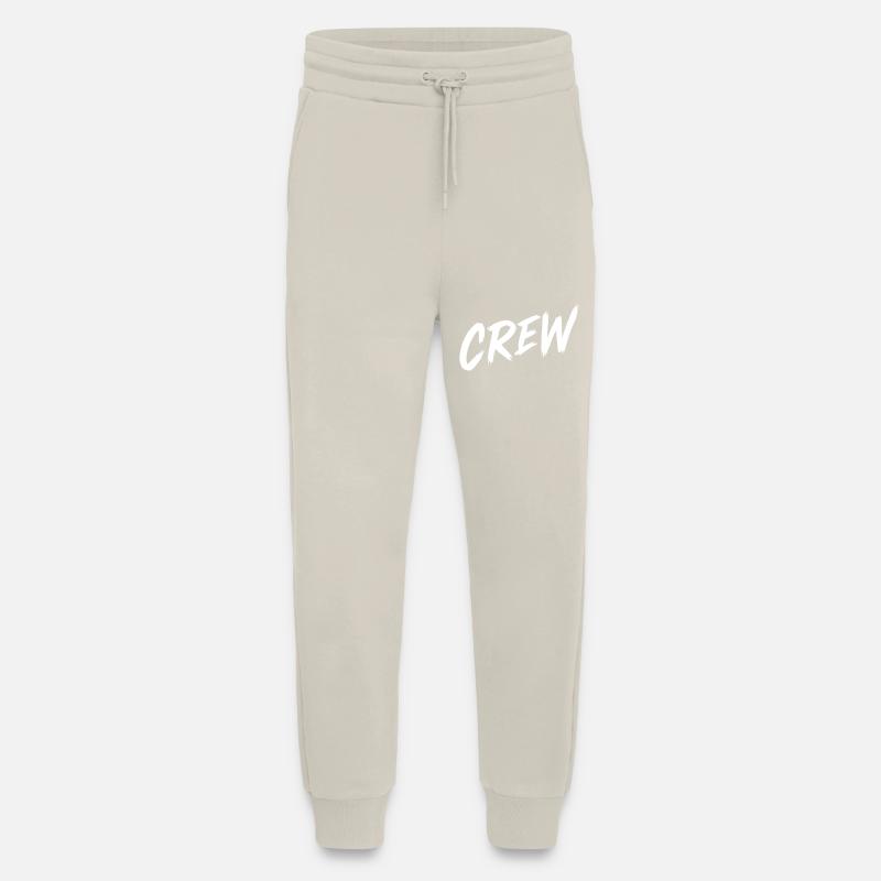 Crew Schriftzug - Jogginghose - made by SPREAD - WARM CLAY
