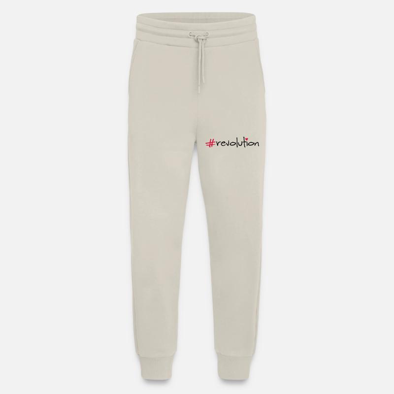 révolution - Pantalon de jogging bio décontracté fabriqué en UE - WARM CLAY