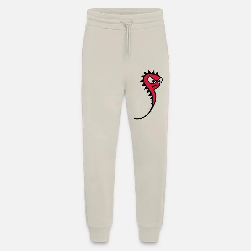 Evil sperm - Jogging Pants - made by SPREAD  - WARM CLAY