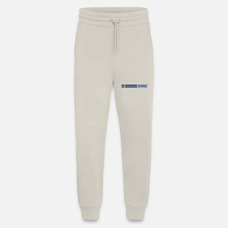 Sweden flag team - Jogging Pants - made by SPREAD - WARM CLAY