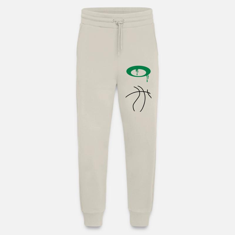Basket-ball 5 0 06 - Pantalon de jogging bio décontracté fabriqué en UE - WARM CLAY