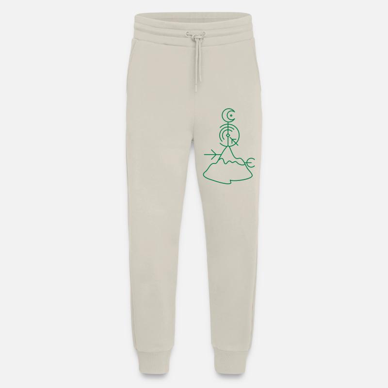 BOHO mountain top moon directions - Jogging Pants - made by SPREAD  - WARM CLAY