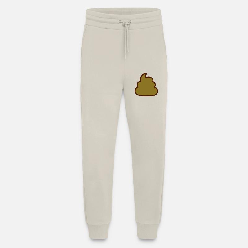 Shit pile disgusting icon - Jogging Pants - made by SPREAD  - WARM CLAY