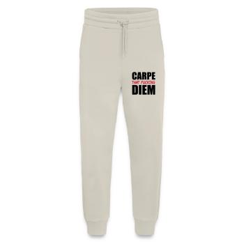 Carpe That Fucking Diem - Jogging Pants - made by SPREAD  - WARM CLAY - Front