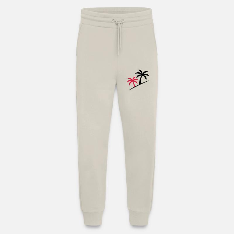 Palm Tree Symbol Beach - Jogging Pants - made by SPREAD  - WARM CLAY