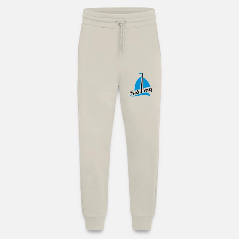 bateau à voile - Pantalon de jogging bio décontracté fabriqué en UE - WARM CLAY