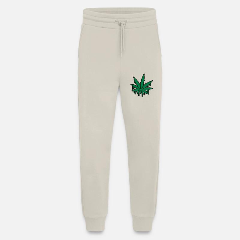 Weed Graffiti - Jogging Pants - made by SPREAD  - WARM CLAY