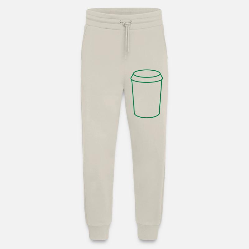 tasse à café de base - Pantalon de jogging bio décontracté fabriqué en UE - WARM CLAY