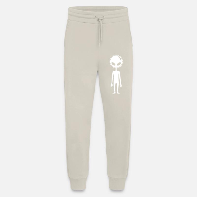 Alien Außerirdischer - Pantalon de jogging bio décontracté fabriqué en UE - WARM CLAY
