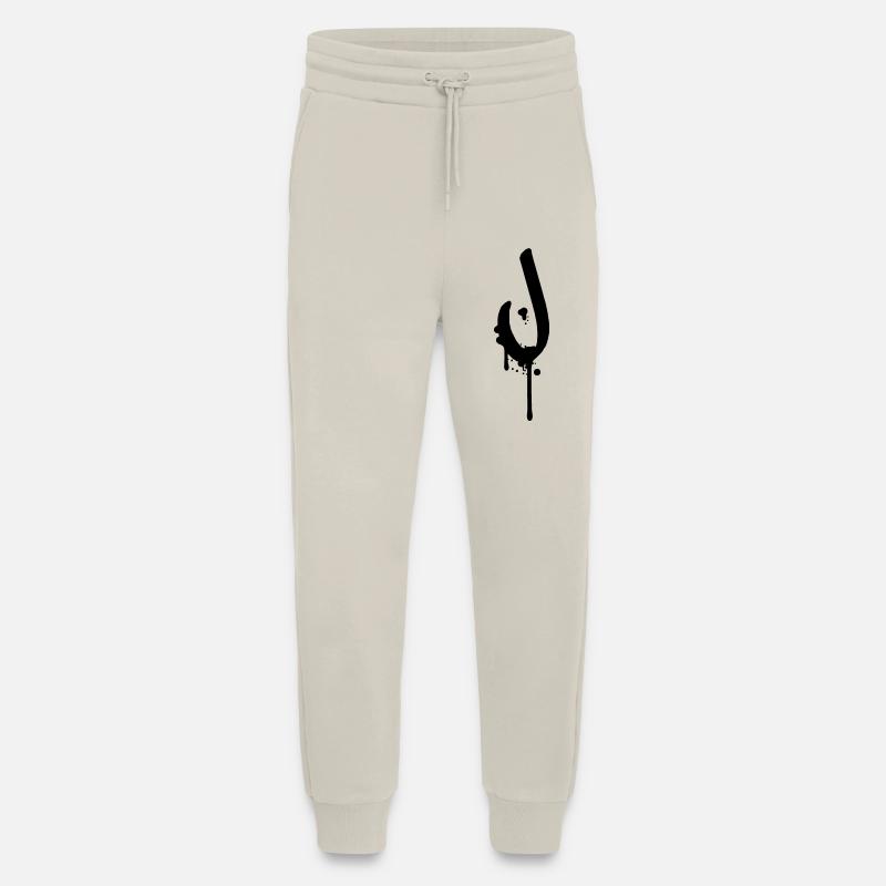 Graffiti J tombe Farbklex spray - Pantalon de jogging bio décontracté fabriqué en UE - WARM CLAY