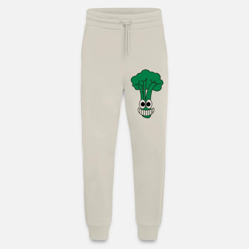 Happy broccoli - Jogging Pants - made by SPREAD  - WARM CLAY