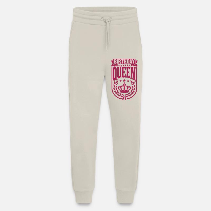 Crown Birthday Queen Logo - Jogging Pants - made by SPREAD  - WARM CLAY