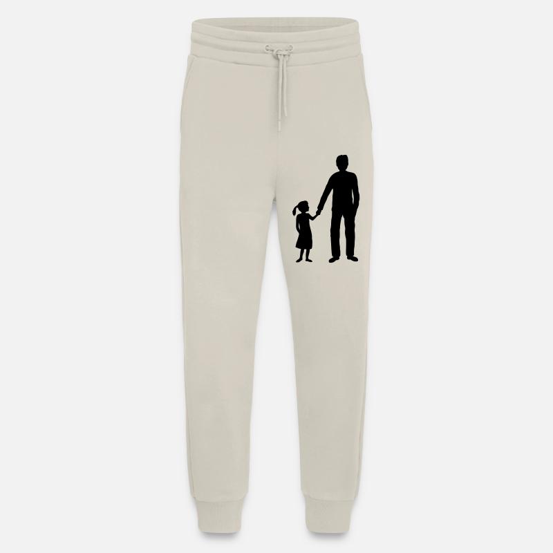 Papa Tochter Team Silhouette - Jogginghose - made by SPREAD - WARM CLAY