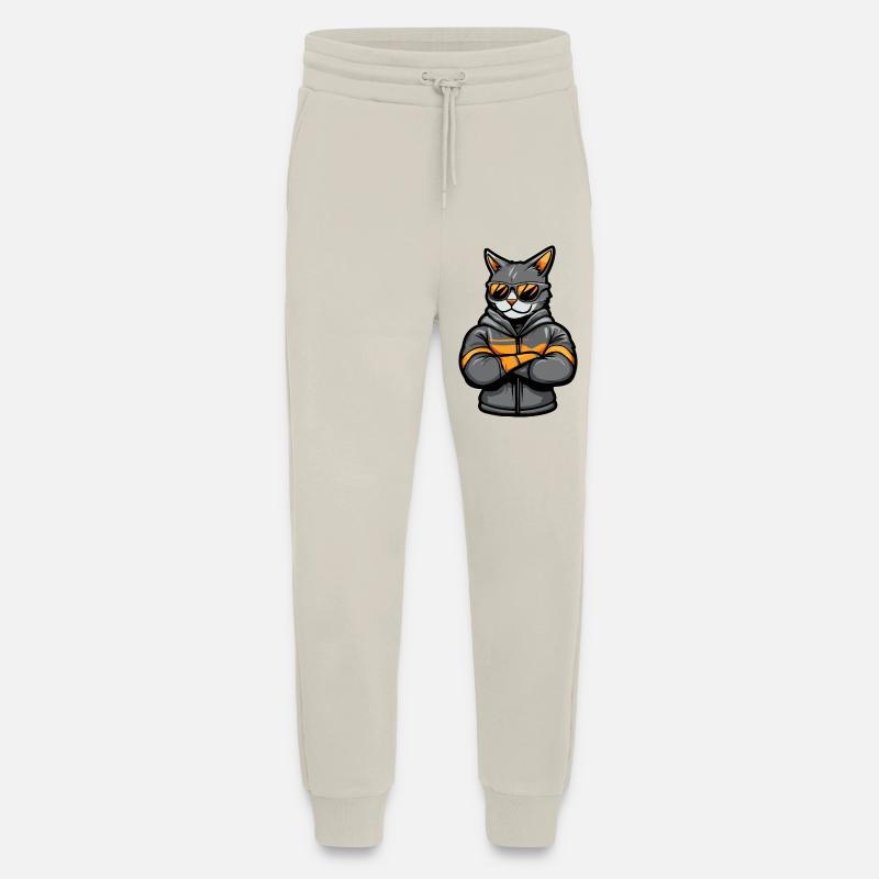 Cat Comic - Jogging Pants - made by SPREAD  - WARM CLAY