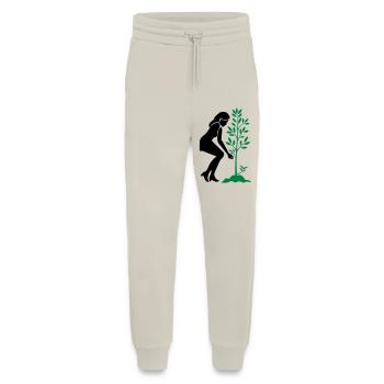 Plantation d’un arbre de conservation de la nature - Pantalon de jogging bio décontracté fabriqué en UE - WARM CLAY - Devant