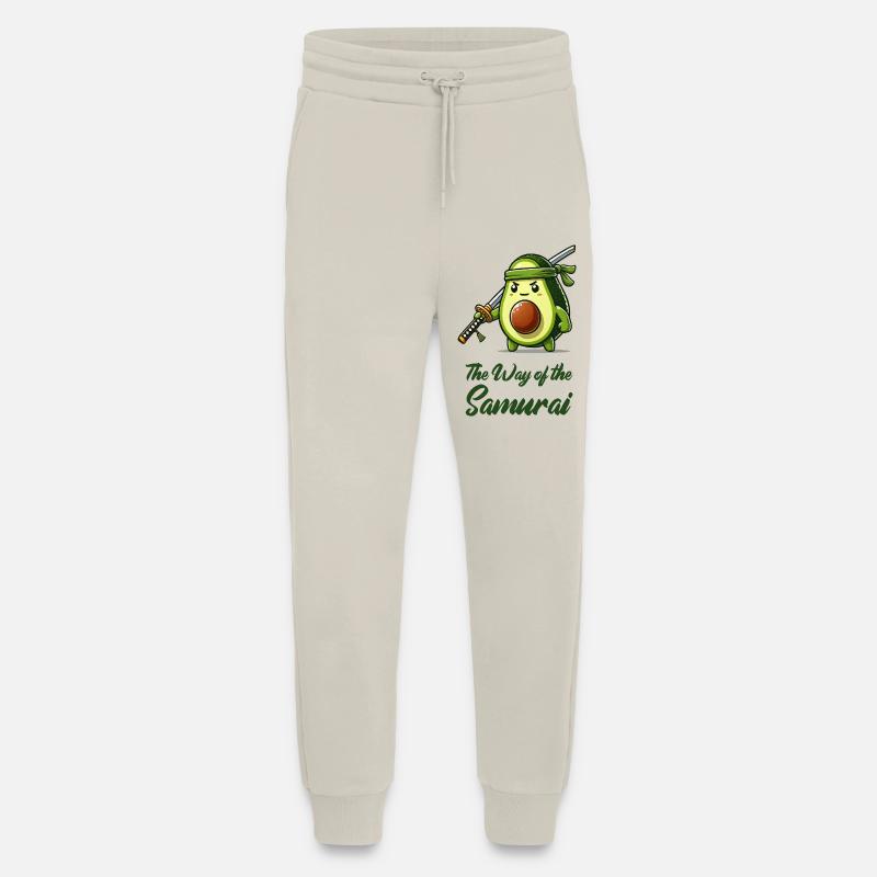 Avocado Samurai Fruit - Jogging Pants - made by SPREAD  - WARM CLAY