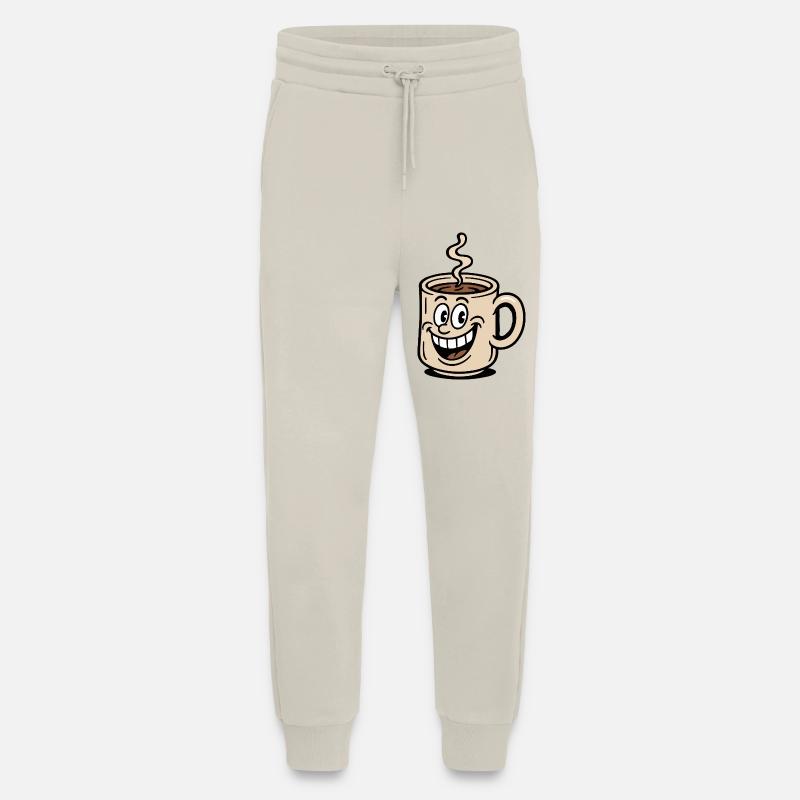 Coffee Cup Comic - Jogging Pants - made by SPREAD  - WARM CLAY