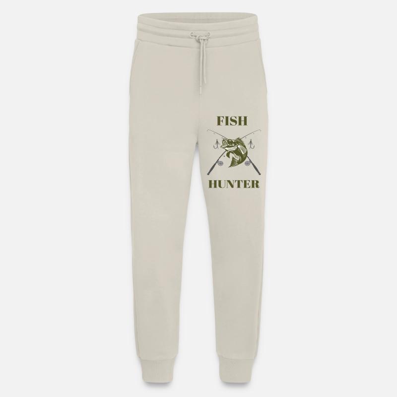 Fish Hunter Tshirt Angler Gift - Jogging Pants - made by SPREAD  - WARM CLAY