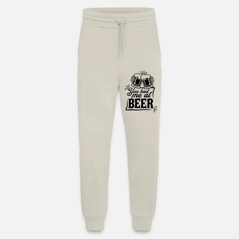 La bière persuade de dire - Pantalon de jogging bio décontracté fabriqué en UE - WARM CLAY