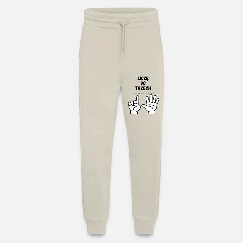 Je compte jusqu’à trois - Pantalon de jogging bio décontracté fabriqué en UE - WARM CLAY