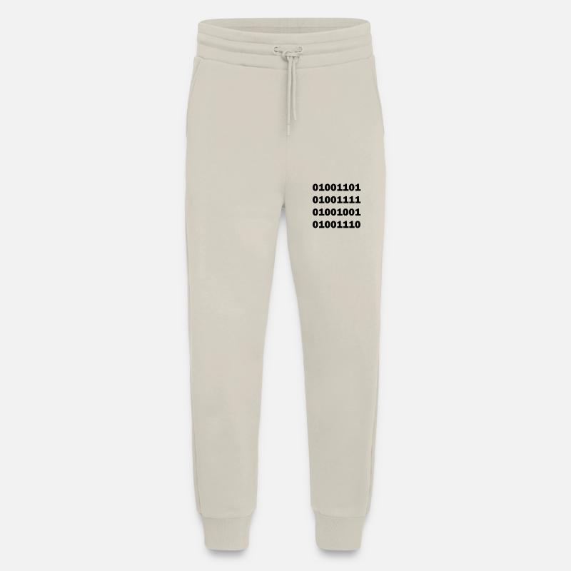 Binary code MOIN - Jogging Pants - made by SPREAD  - WARM CLAY