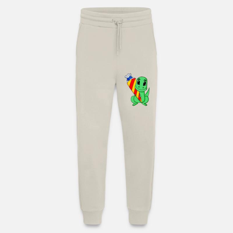 Education dinosaur 1 class - Jogging Pants - made by SPREAD  - WARM CLAY