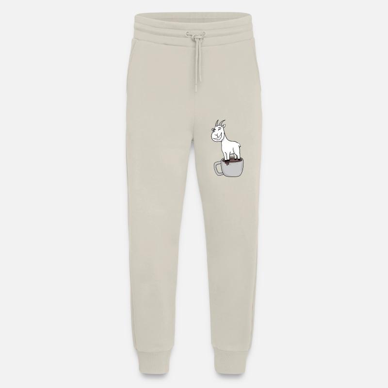 Bock auf Kaffee - Ziege Ziegenbock - Jogging Pants - made by SPREAD - WARM CLAY