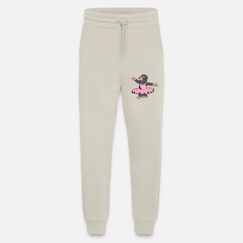 Comic Mole Dances Ballet - Ballerina - Jogging Pants - made by SPREAD  - WARM CLAY