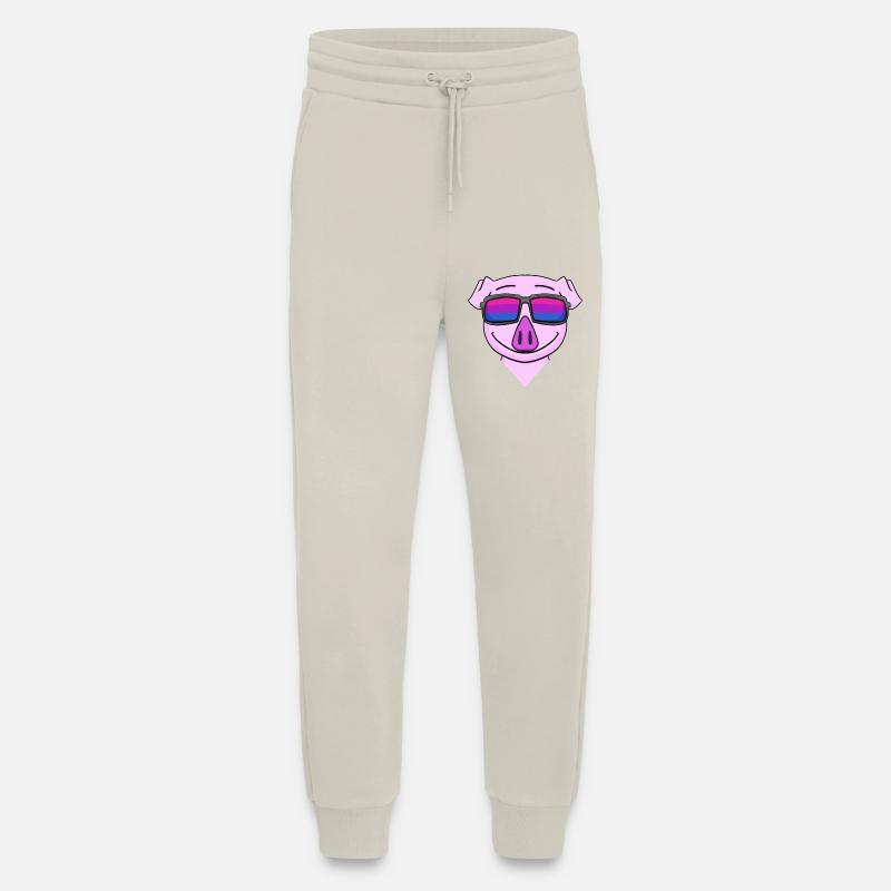 Bisexuell Schwein Geschenk - Jogginghose - made by SPREAD - WARM CLAY