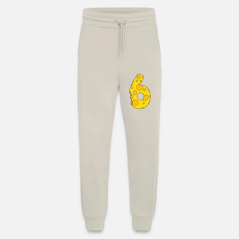 Number 6 Digit Cheese - Jogging Pants - made by SPREAD  - WARM CLAY