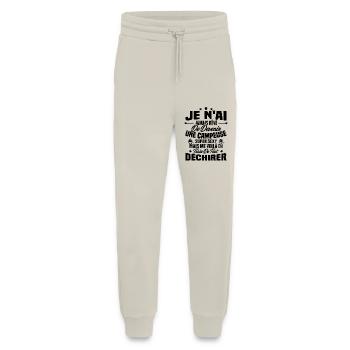 Je n'ai jamais rêvé de devenir une campeuse sexy - Pantalon de jogging bio décontracté fabriqué en UE - WARM CLAY - Devant