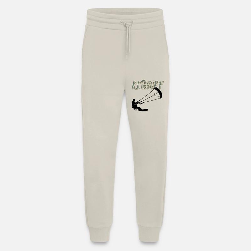 Kitesurf Kitesurfer Kitesurf Kiteboard - Pantalon de jogging bio décontracté fabriqué en UE - WARM CLAY