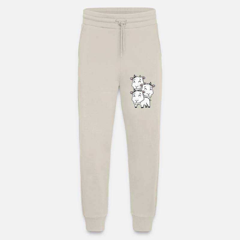 Cute Goats - Goat - Jogging Pants - made by SPREAD  - WARM CLAY